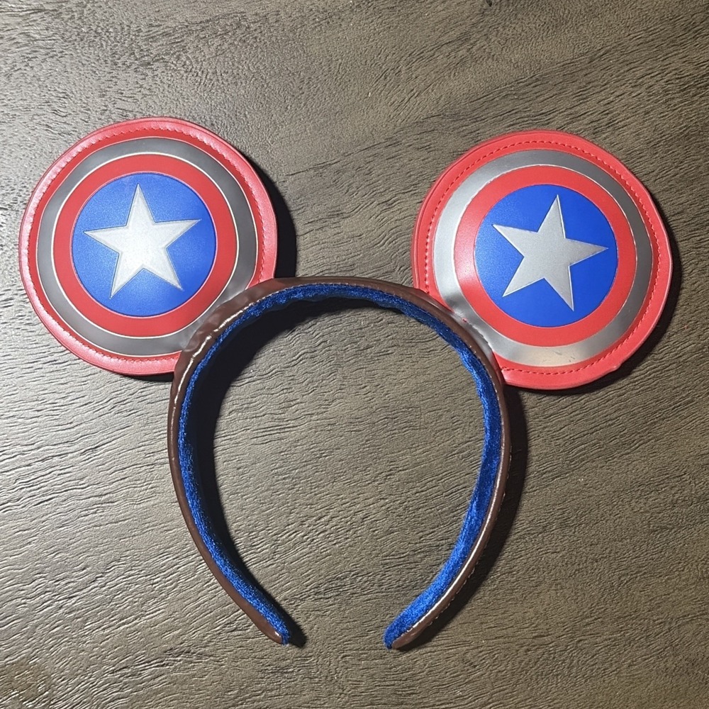 Disney Marvel Captain America Mouse Ears One Size No Tag